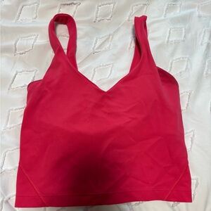 NWOT Lipgloss Lululemon Align tank